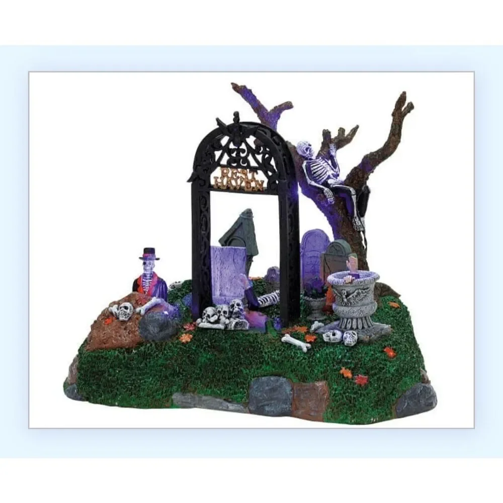 Lemax Restless Tombstone Halloween